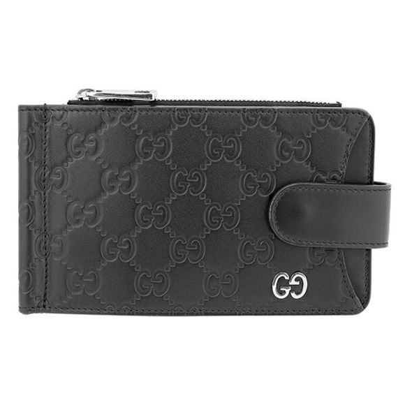 Gucci Card Wallet Shima Black - Picture 1 of 9